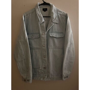 Men's OBEY Light Blue Denim Lightweight Jacket XL